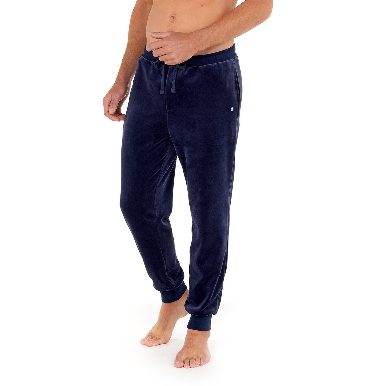 Men's Catane Cotton Velvet Pants - Navy