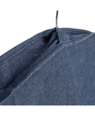 Hanging Zippered Garment Storage Bag with Clear Vision Front, Set of 2