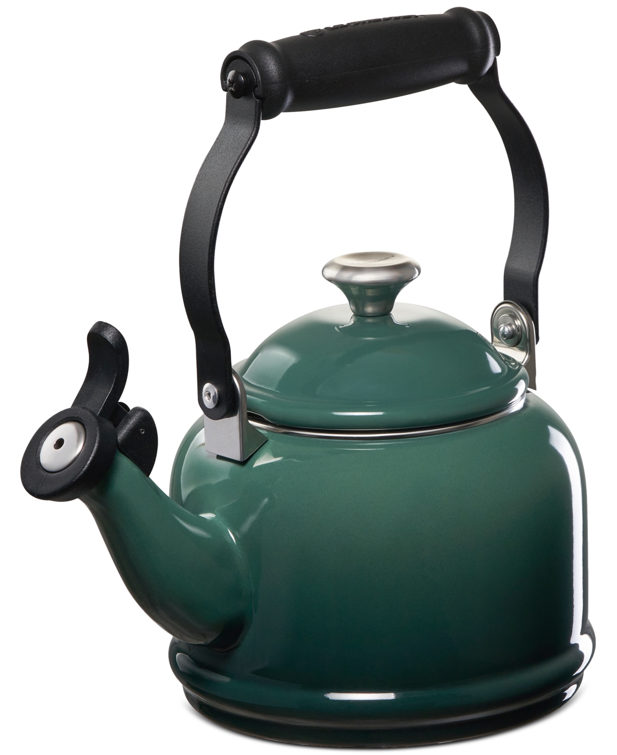 Le Creuset Enamel-on-steel Demi Kettle & Stoneware Mug Set In Green