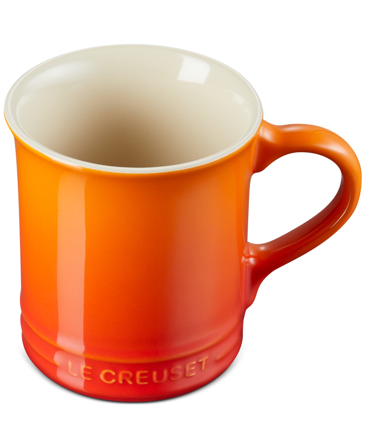 Le Creuset Enamel-on-steel Demi Kettle & Stoneware Mug Set In Orange
