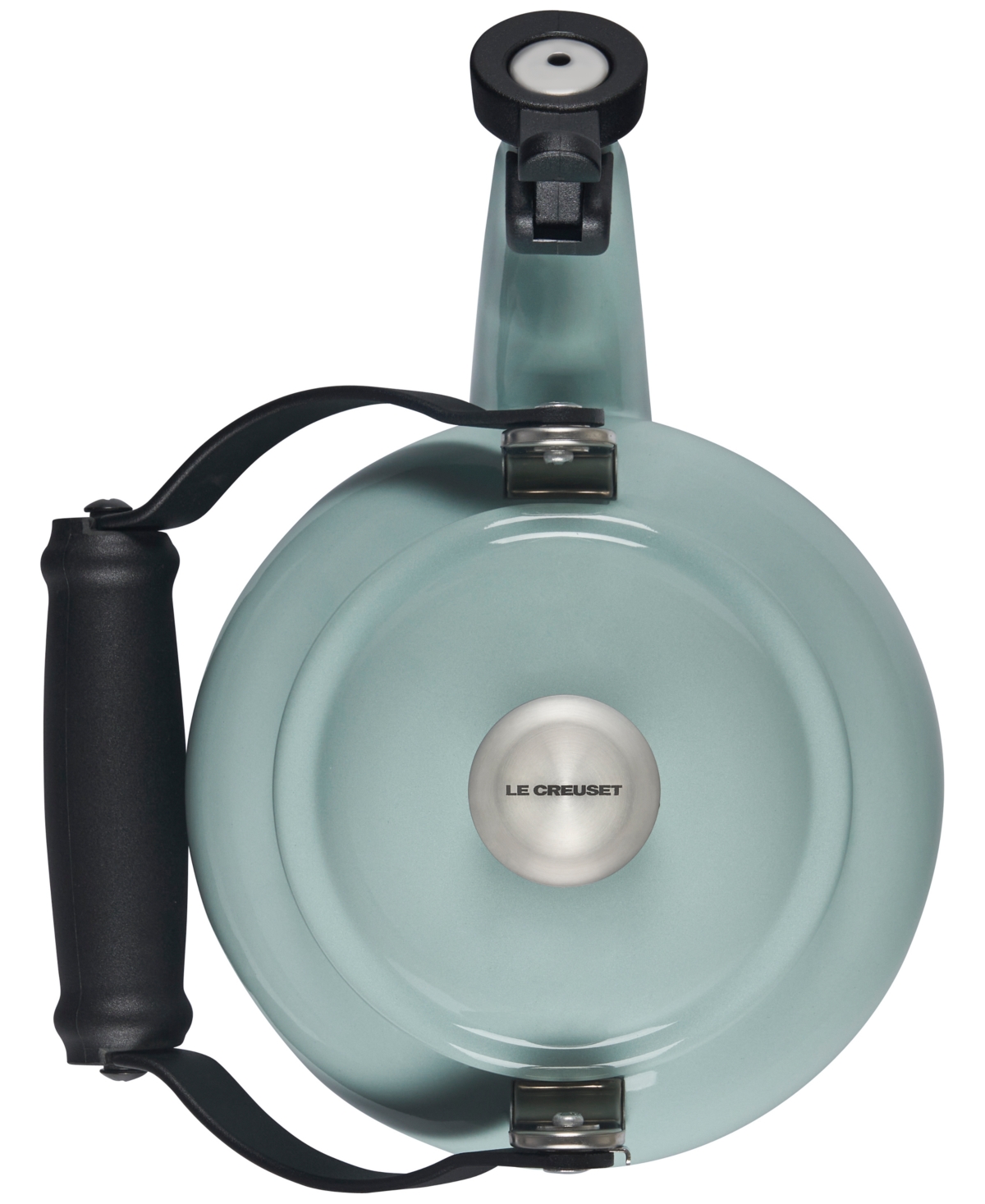 Le Creuset Enamel-on-steel Demi Kettle & Stoneware Mug Set In Gray