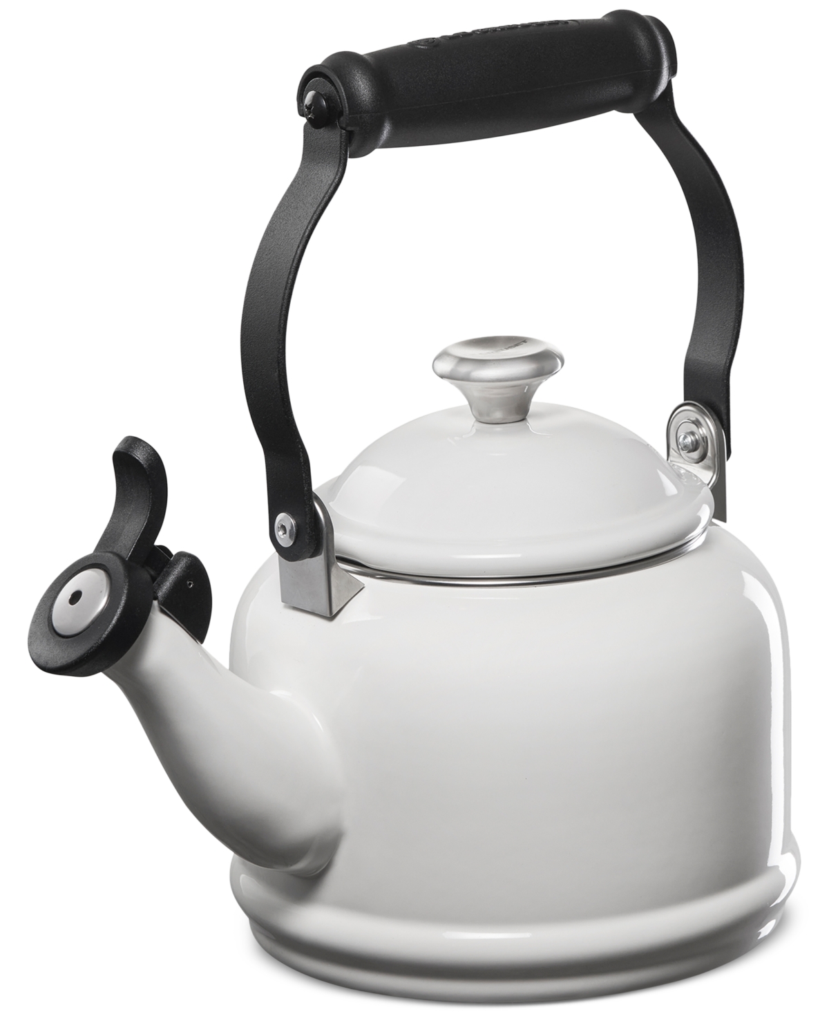 Le Creuset Enamel-on-steel Demi Kettle & Stoneware Mug Set In White