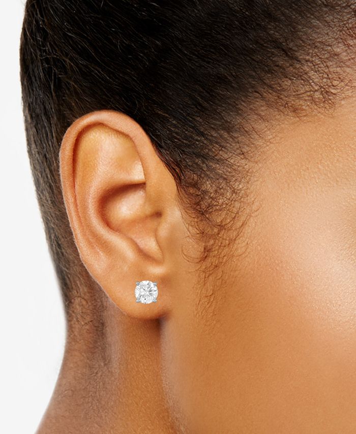 Macy s Diamond Screw Back Stud Earrings 3 4 ct. t.w. in 14k