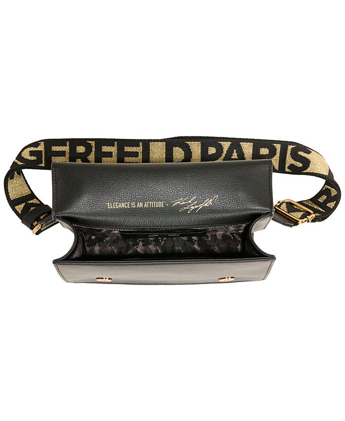 KARL LAGERFELD PARIS Simone Flap Leather Crossbody Macy's