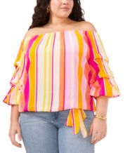 AJMSHT Womens Plus Size Off Shoulder Blouse Long Sleeve Tee