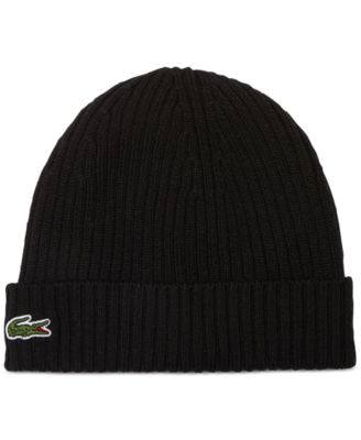 Men's Ribbed-Knit Wool Beanie 