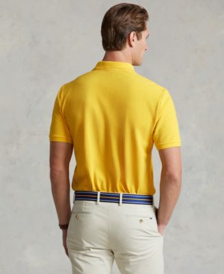 Men's Custom Slim-Fit  Mesh Polo Shirt