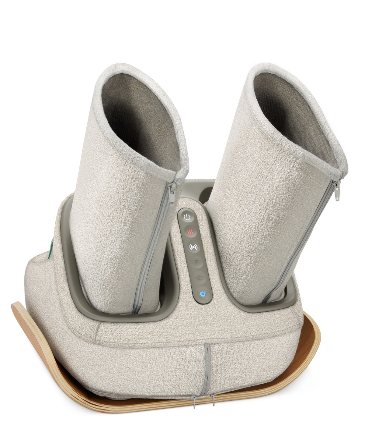 Shop Homedics Compression Boot Foot And Calf Massager With Heat In Gray
