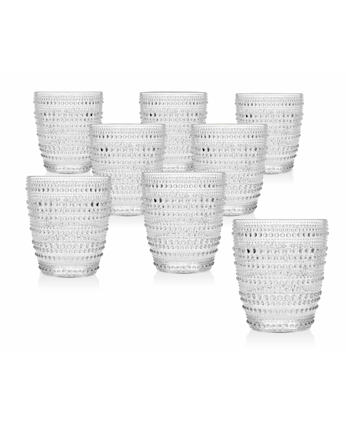 Shop Godinger Lumina Double Old-fashioned Glasses, Set Of 8 In Clear