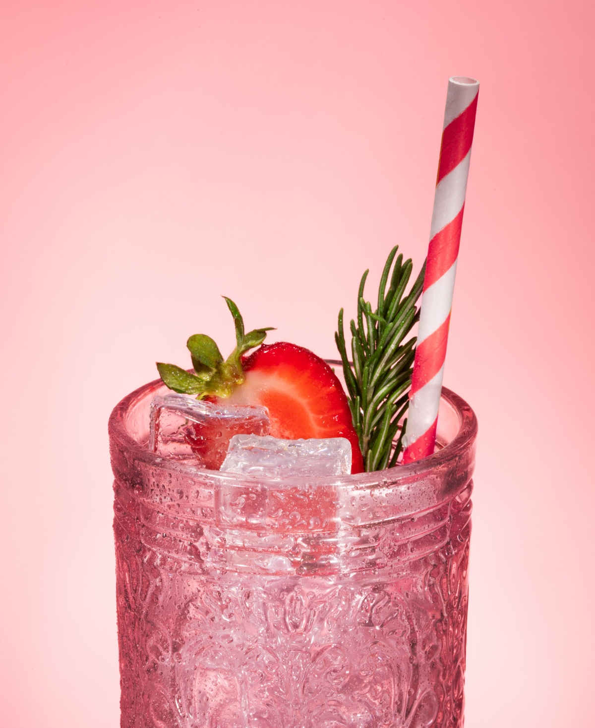 Godinger Jax Highball Glasses, Set Of 8 In Pink