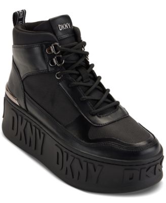 DKNY - Women's Layne Lace-Up High-Top Platform Sneakers