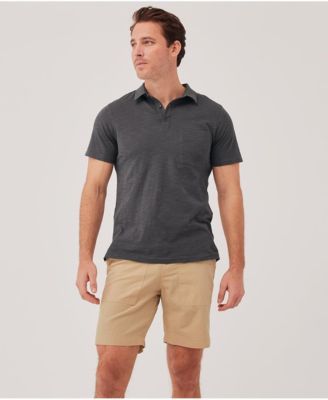 Organic Cotton Field Midweight Slub Polo Shirt