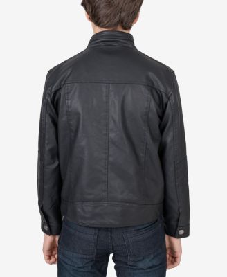 Boy's PU Jacket With Lining
