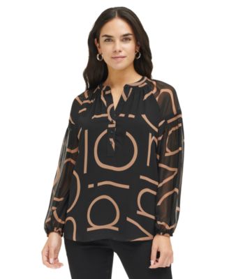 Calvin klein blouses at macy's online