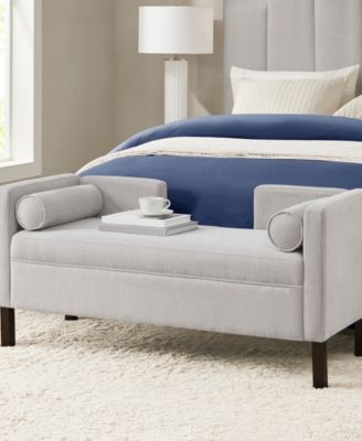 50" Bradford Wide Fabric Upholstered Accent Bench