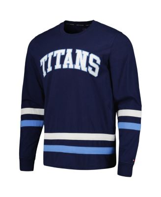 Men's Navy, Light Blue Tennessee Titans Nolan Long Sleeve T-shirt