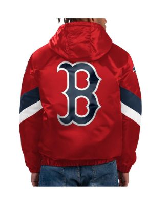Men's Red Boston Red Sox Force Play II Half-Zip Hooded Jacket
