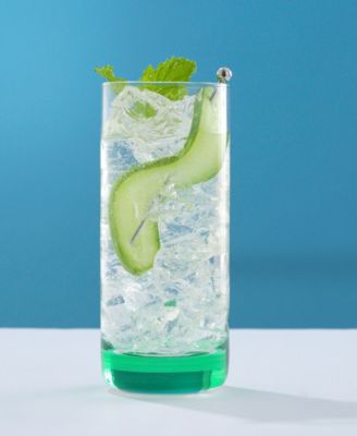 Hue Colored Highball Glasses, Set of 6