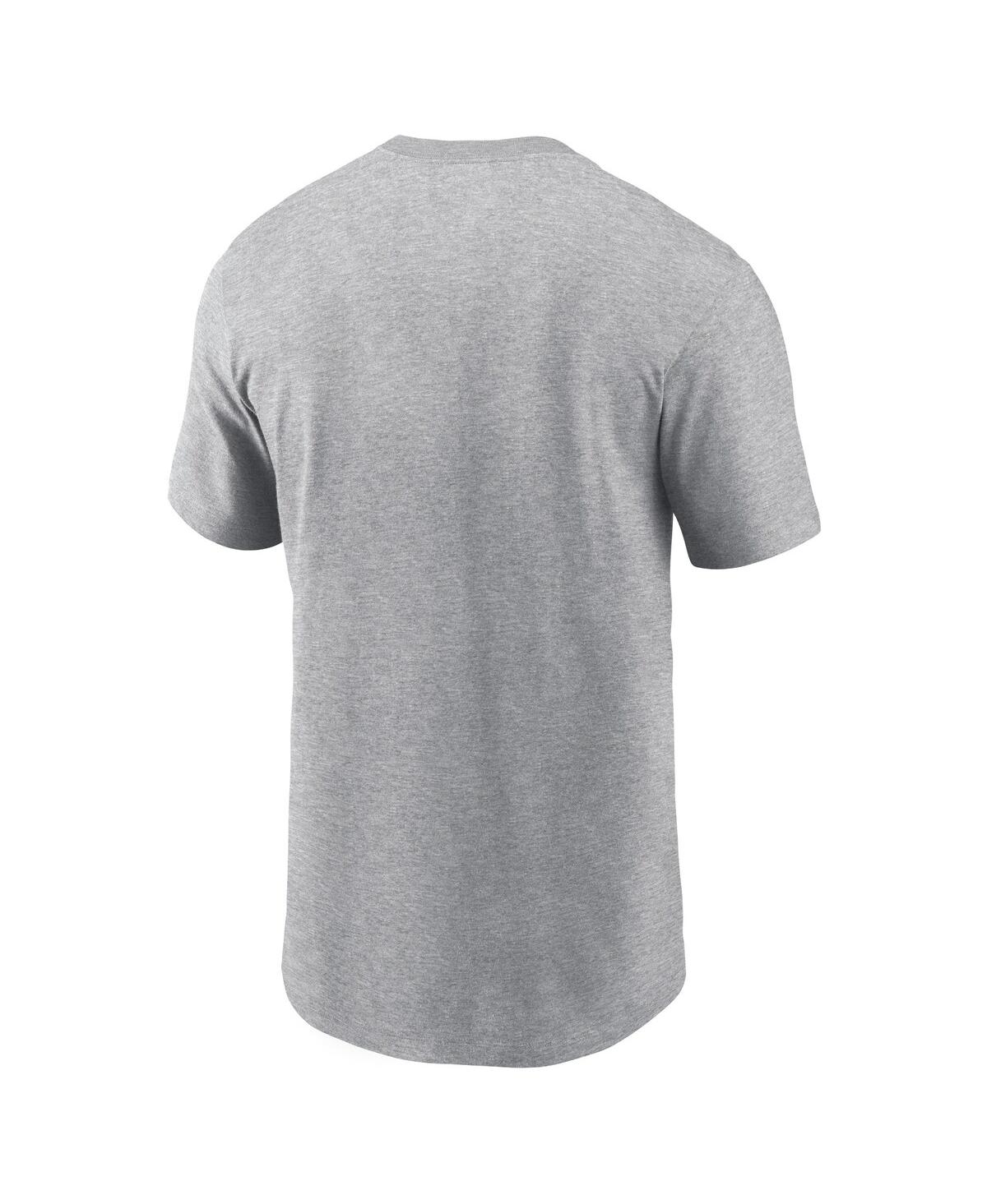 Men's NikeJacksonville Jaguars vs. Buffalo Bills 2023 London Game T-shirt - Heather Charcoal