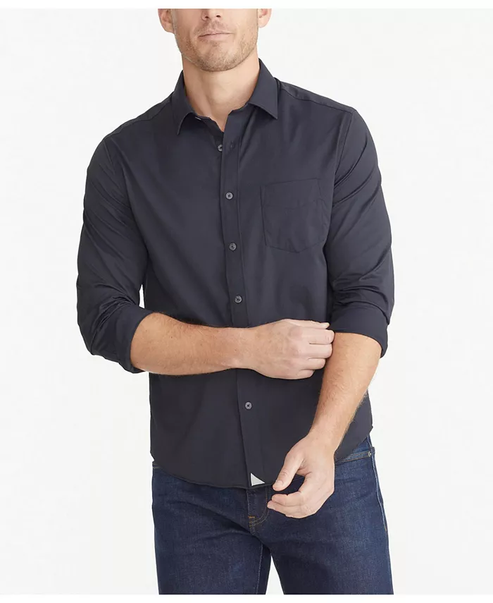 Men's Regular Fit Wrinkle-Free Performance Gironde Button Up Shirt - thumbnail 4