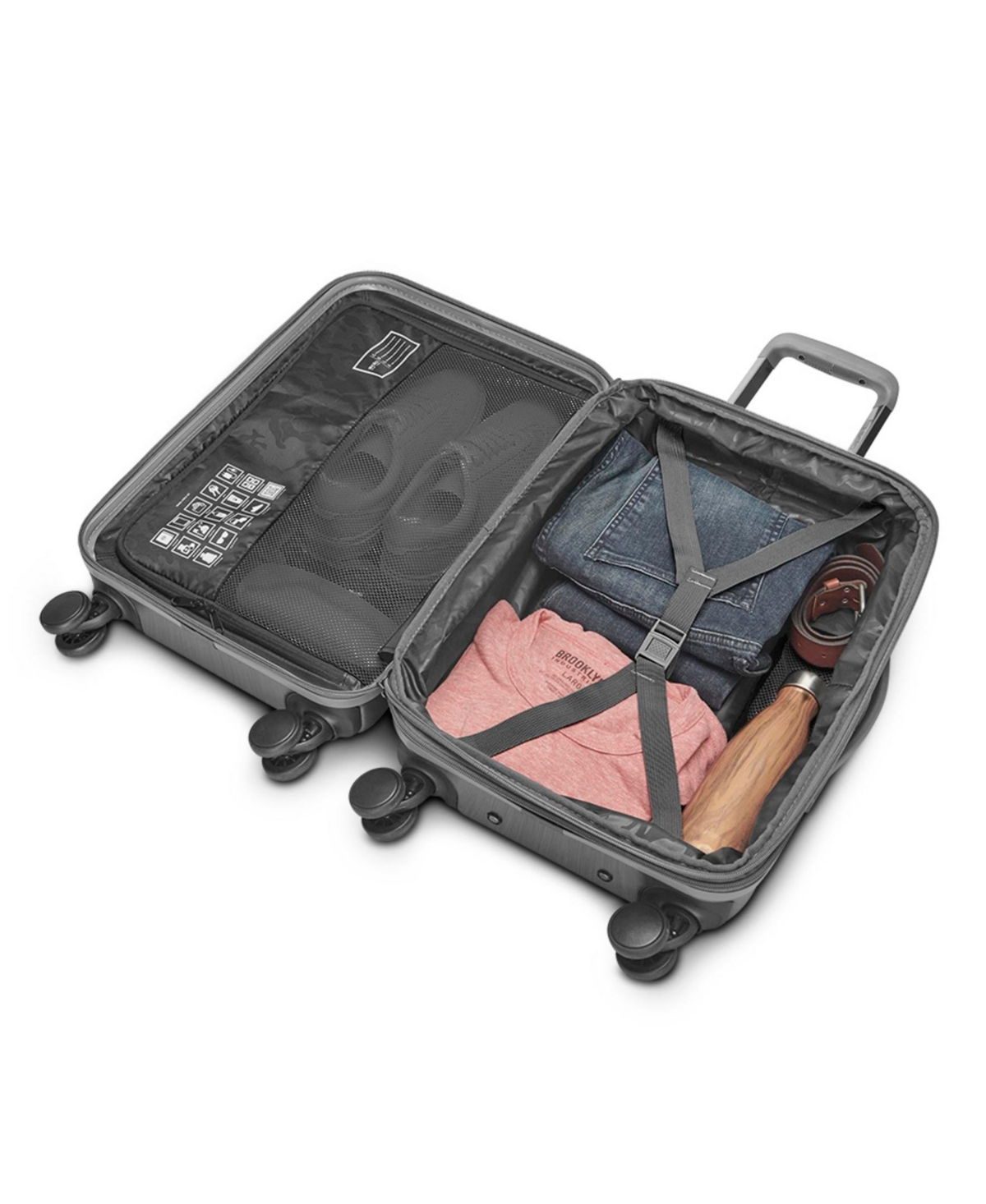 Solo New York Re-serve Carry-on Spinner In Gray