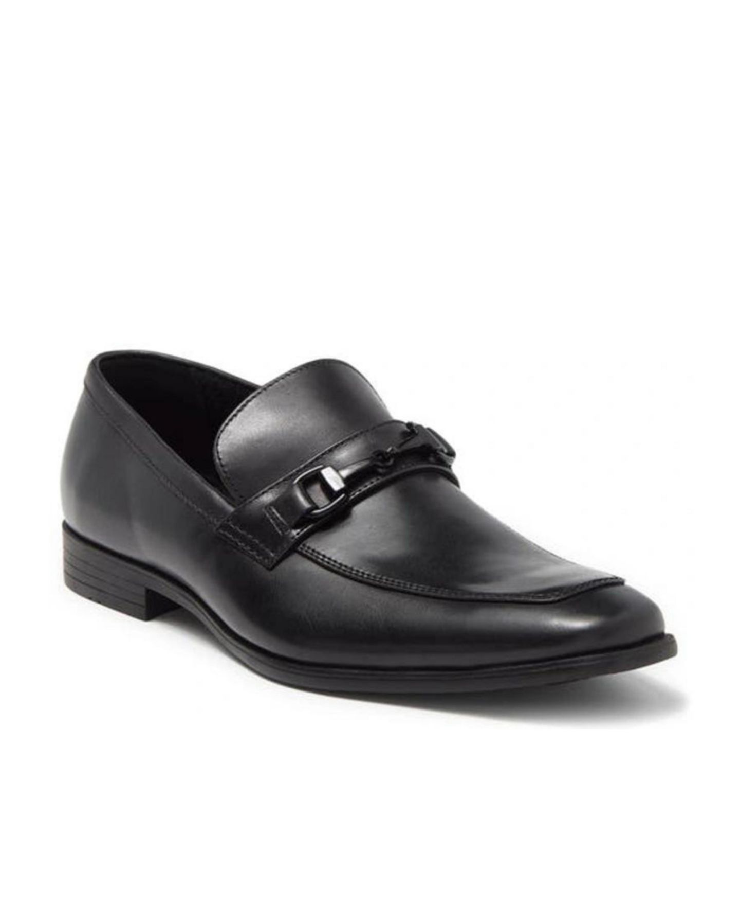 Мужские туфли RUSH Gordon Rush Jacob Dress Leather Slip-On Bit Loafer, цвет: Чёрный — фото 1