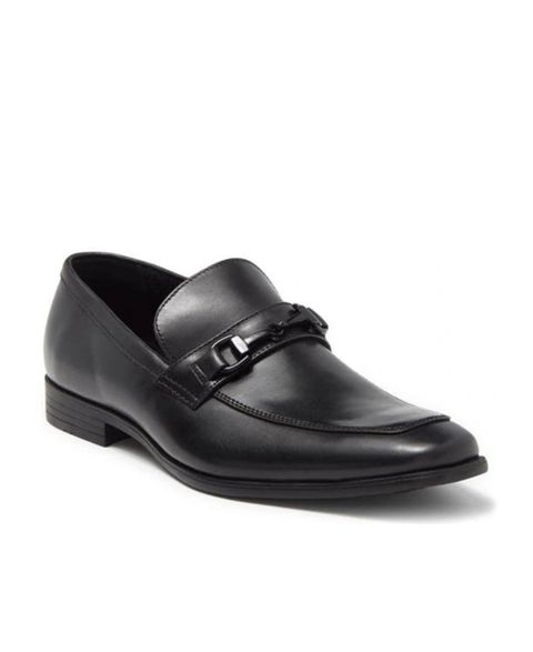 Мужские туфли RUSH Gordon Rush Jacob Dress Leather Slip-On Bit Loafer, цвет: Чёрный