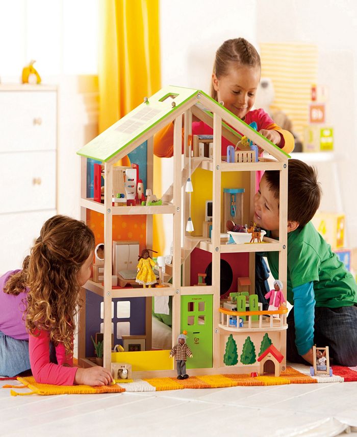 Hape Doll House - All Season House (Furnished)