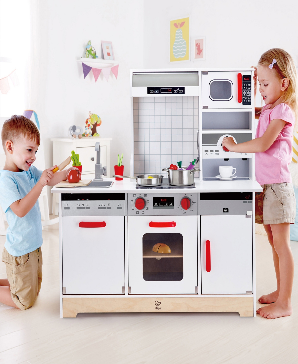 Shop Hape All-in-1 Kitchen Toy Playset In Multi