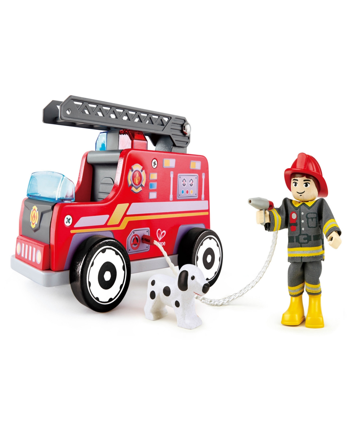 Hape Fire Truck Playset In Multi
