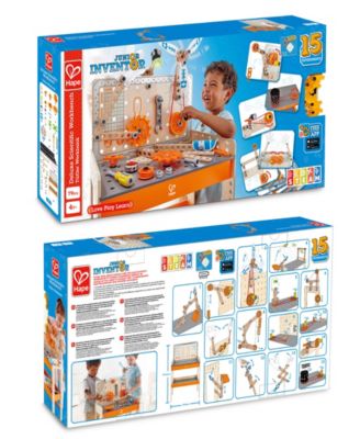 Hape Junior Inventor Cintura Dello Scienziato Con Attrezzi - Gioco STEAM Per Bambini 4+ - Cintura Con Tasche E Custodie Per Esperimenti