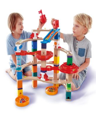 Super Spiral Quadrilla Marble Run Construction