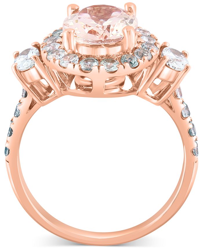 EFFY Collection EFFY® Morganite (2-3/8 ct. t.w.) & White Sapphire (1-1/ ...