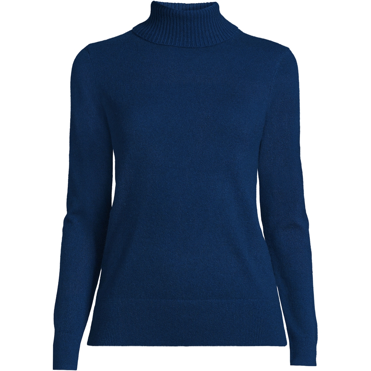 Lands' End Petite Cashmere Turtleneck Sweater