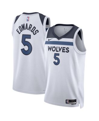 Men s and Women s Nike Anthony Edwards White Minnesota Timberwolves Swingman Jersey Association Edition Macy s