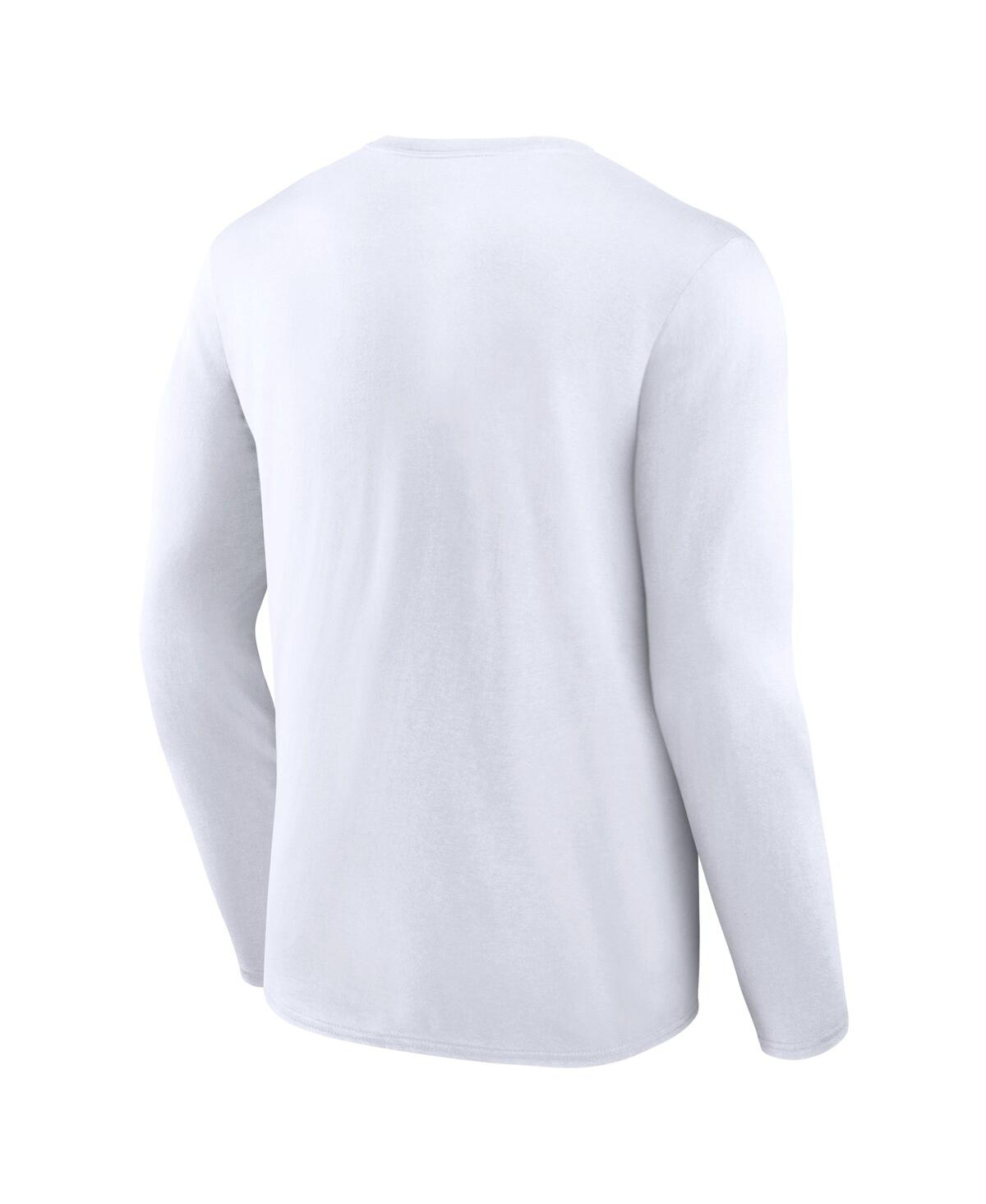 Men's FanaticsSeattle Kraken Authentic Pro Secondary Replen Long Sleeve T-shirt - White