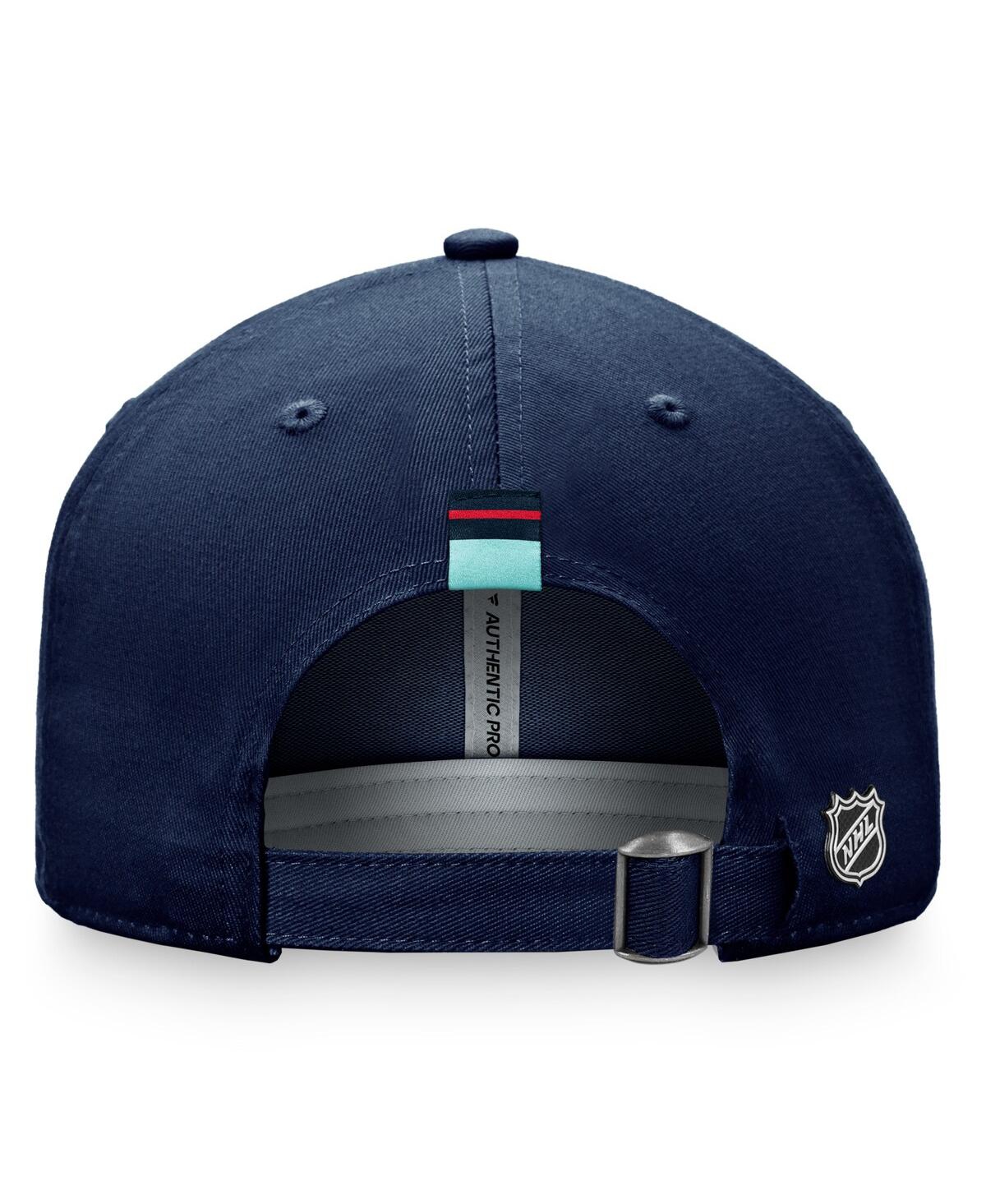 Fanatics Women's  Deep Sea Blue Seattle Kraken Authentic Pro Rink Adjustable Hat In Deep Sea Blue