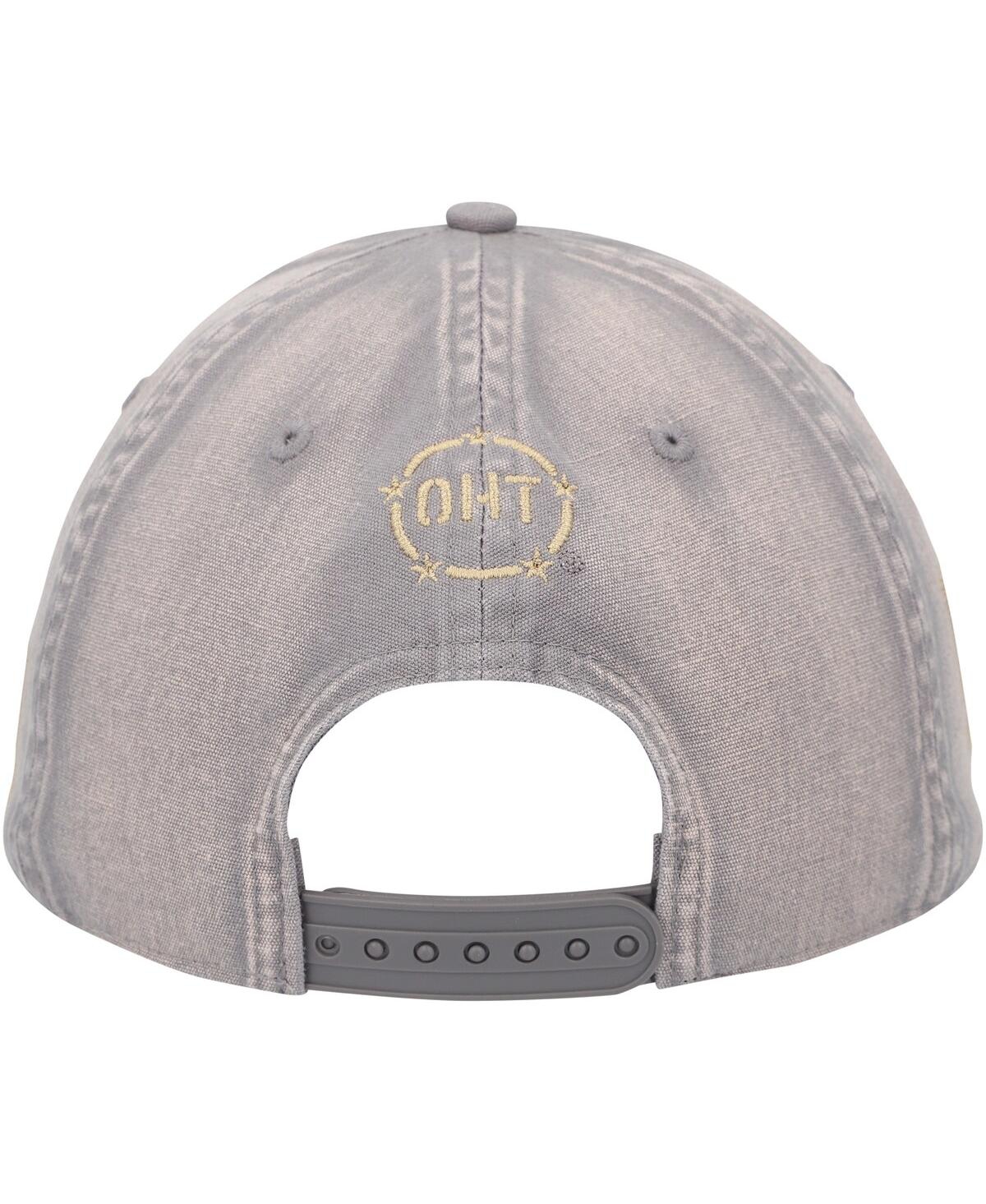 Colosseum Gray Houston Cougars Operation Hat Trick Tailgate Adjustable Hat In Gray