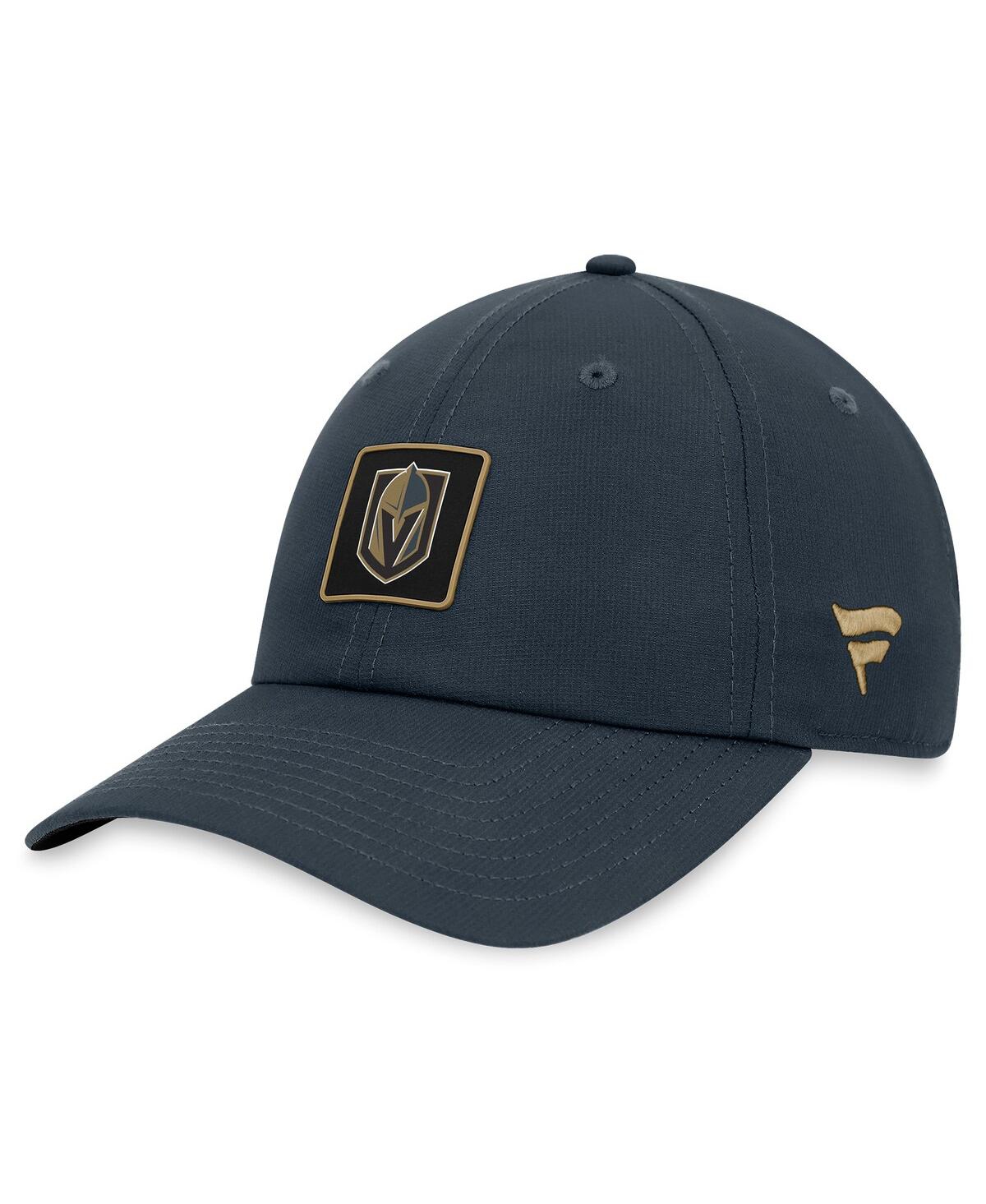 Fanatics Branded Gray Vegas Golden Knights Authentic Pro Rink Adjustable Hat In Gray