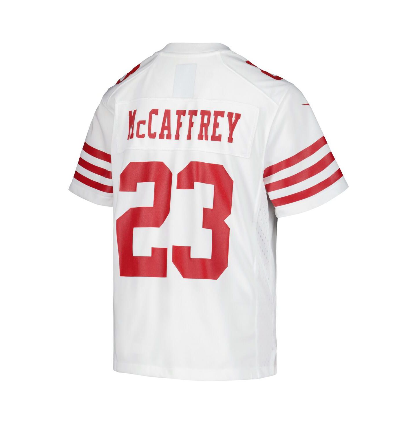 Детская игровая джерси Nike Christian McCaffrey San Francisco 49ers, цвет: Алый — фото 4