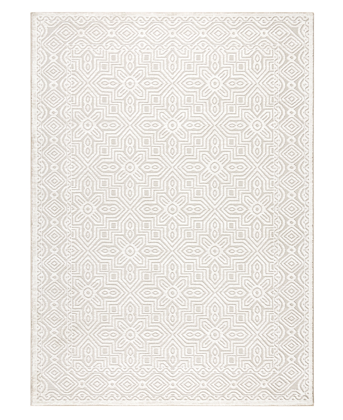 Town & Country Living Luxe Maya 9902 9'2in x 12'5in Area Rug - Ivory