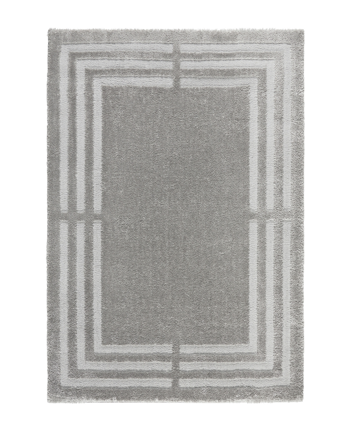 Town & Country Living Everyday Cloud Shag 114 7'10" X 10'2" Area Rug In Gray