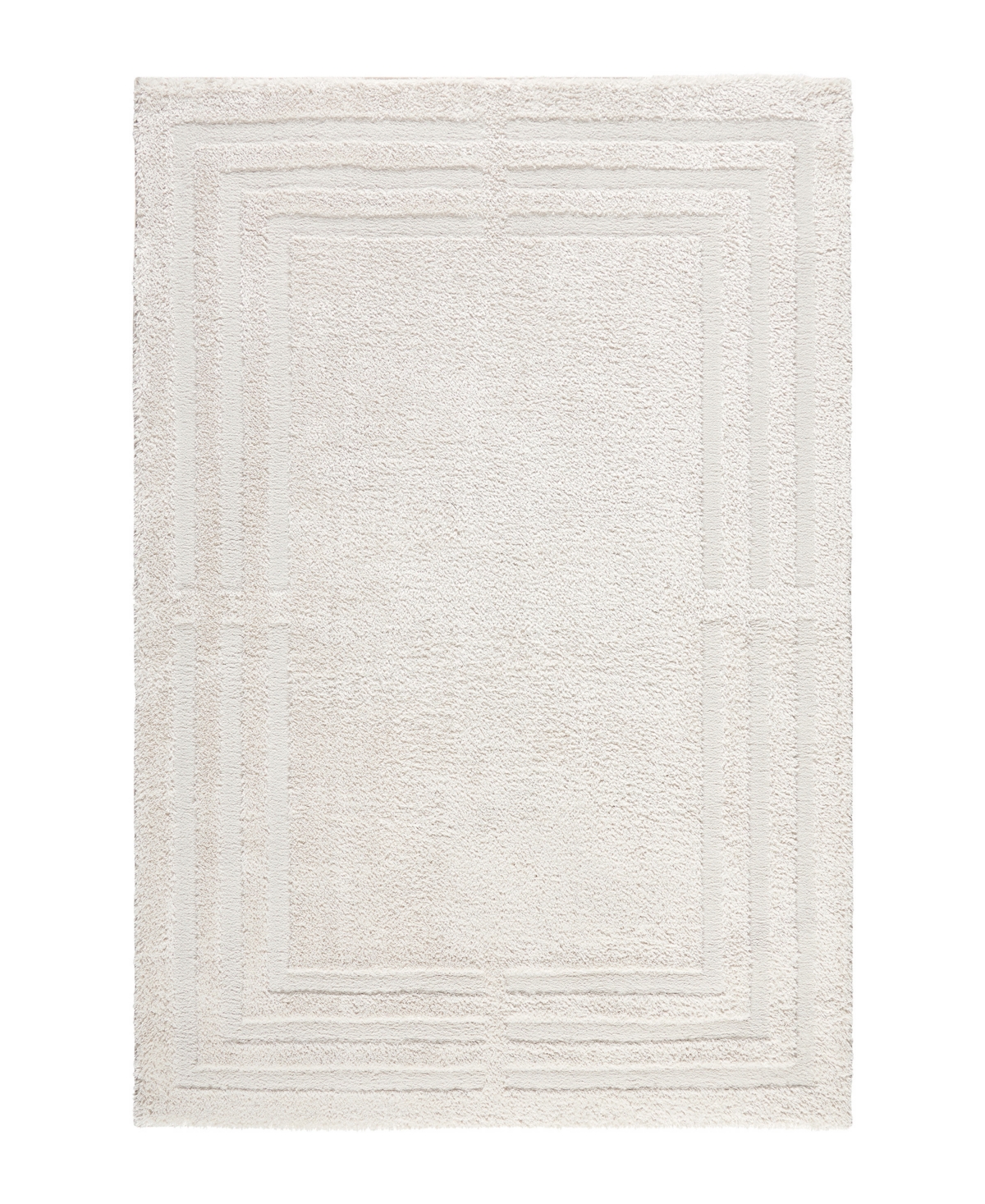 Town & Country Living Everyday Cloud Shag 114 7'10" X 10'2" Area Rug In Beige