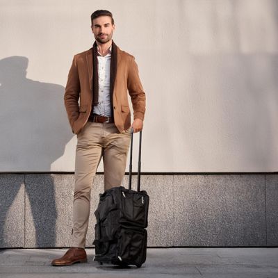 Dejuno Expedition Pro 20-Inch Carry-On Rolling Duffle Bag