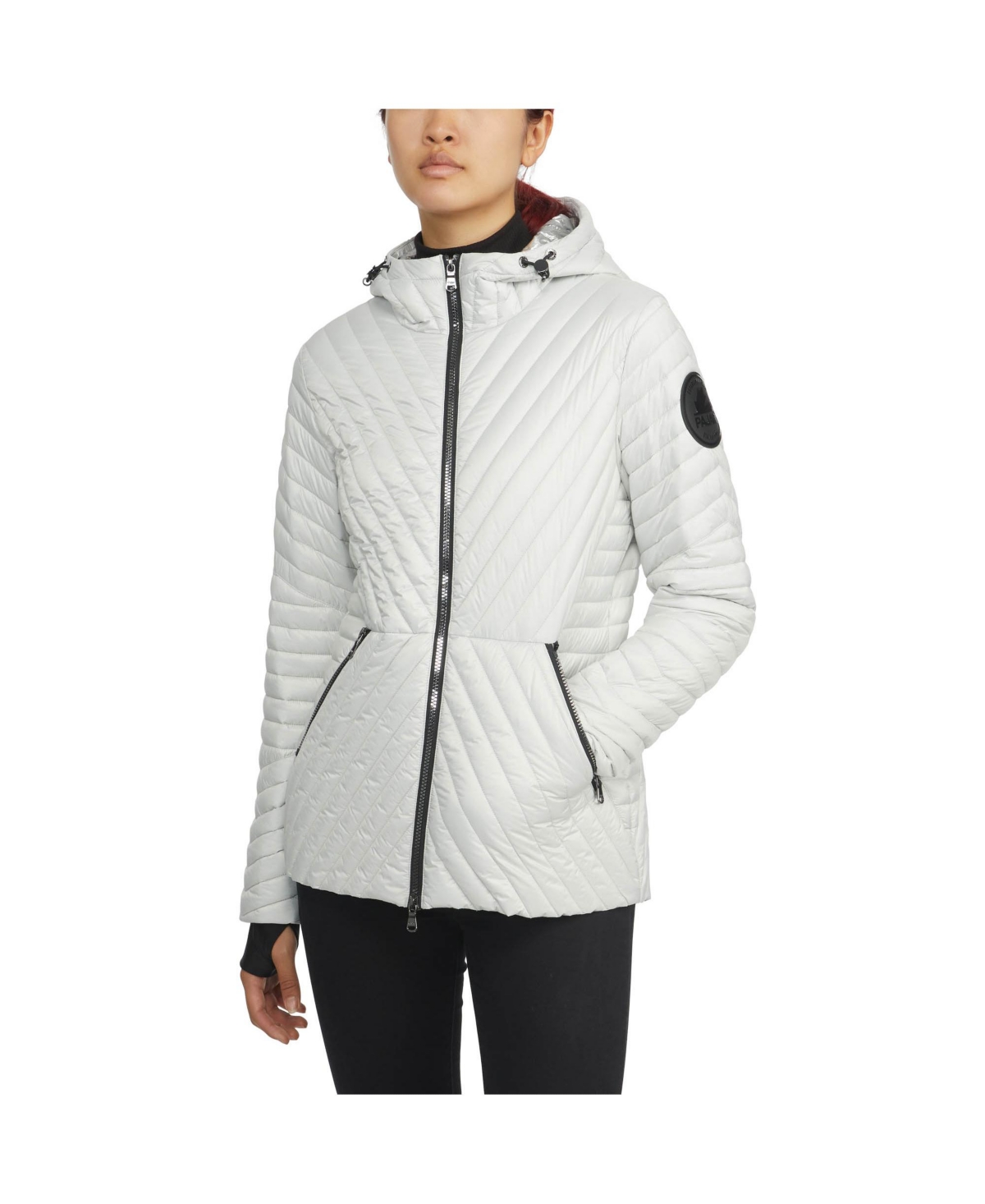 Women's Nikola Lightweight Packable Puffer Jacket - White opal