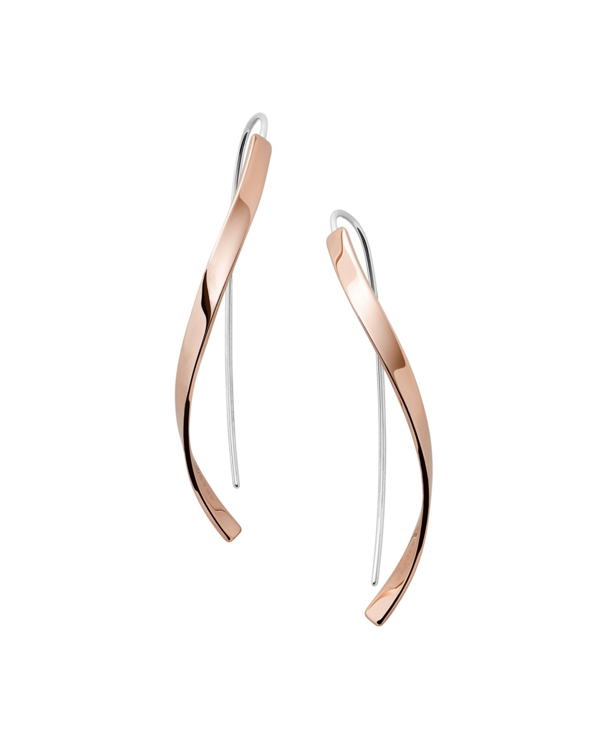 Women's Kariana Rose Gold Stainless Steel Drop Earring - Rose gold
