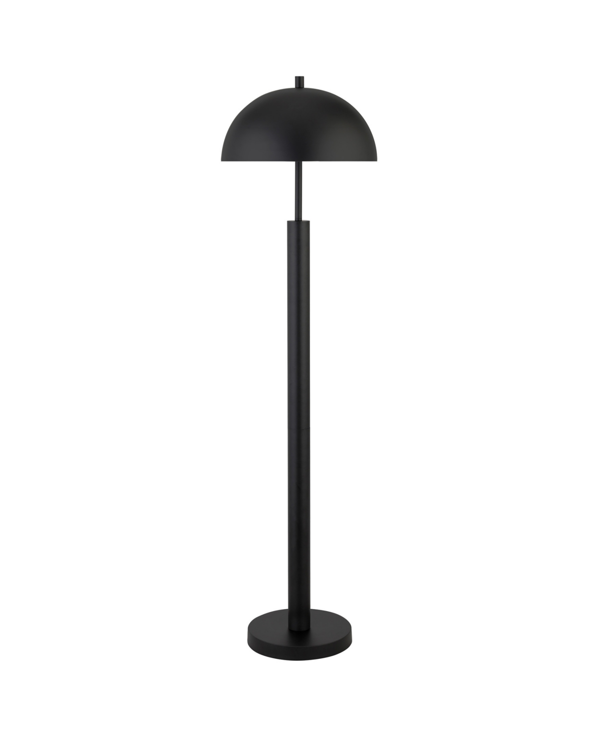 Hudson & Canal York 58" Tall Floor Lamp With Metal Shade In Blackened Bronze
