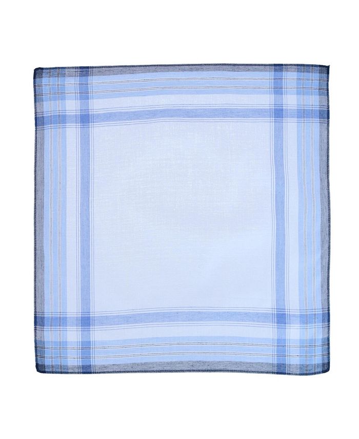TRAFALGAR Checked Cotton Handkerchiefs (3 Pack) Macy's