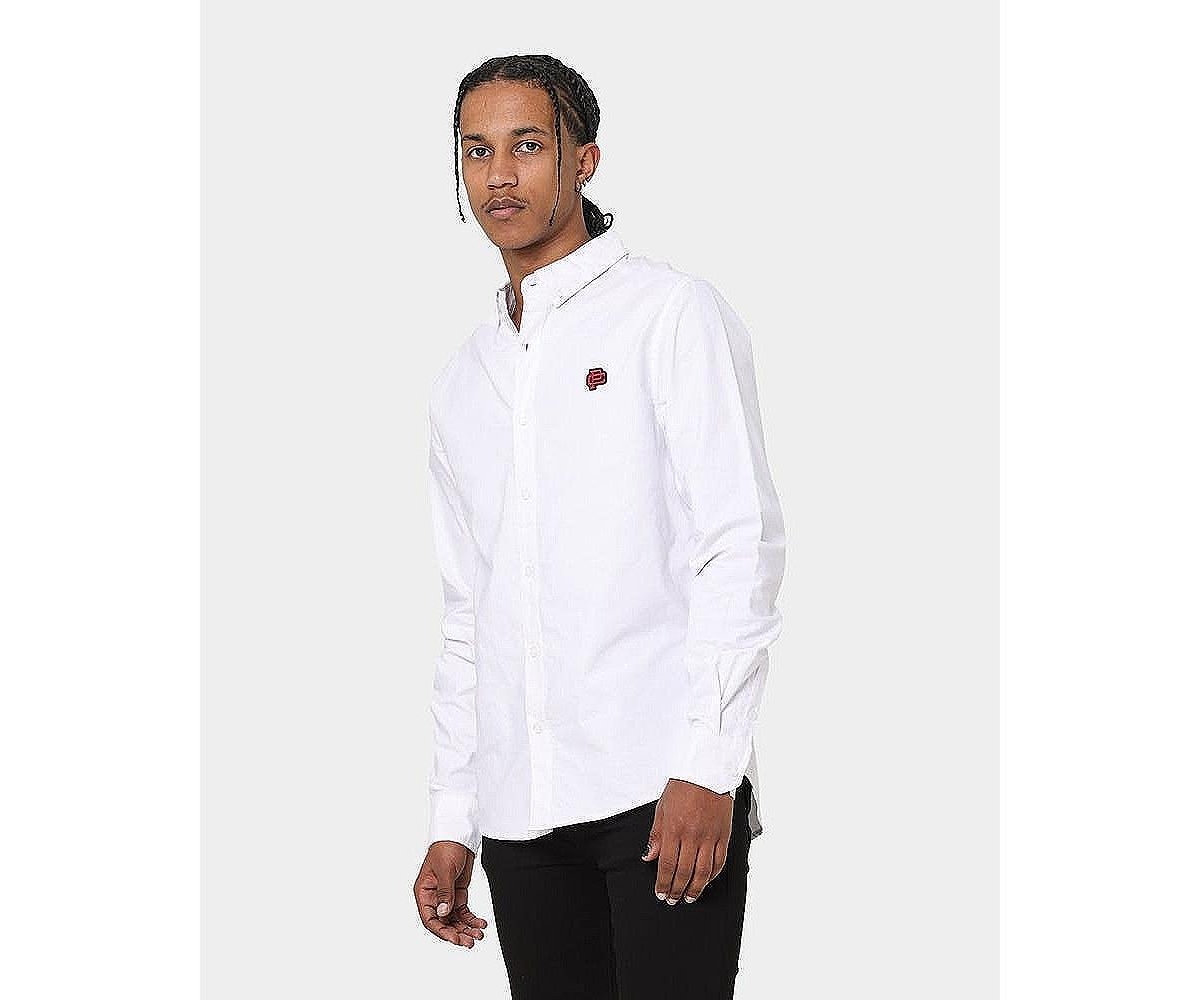 Men's Mono Oxford Button Up Shirt - White