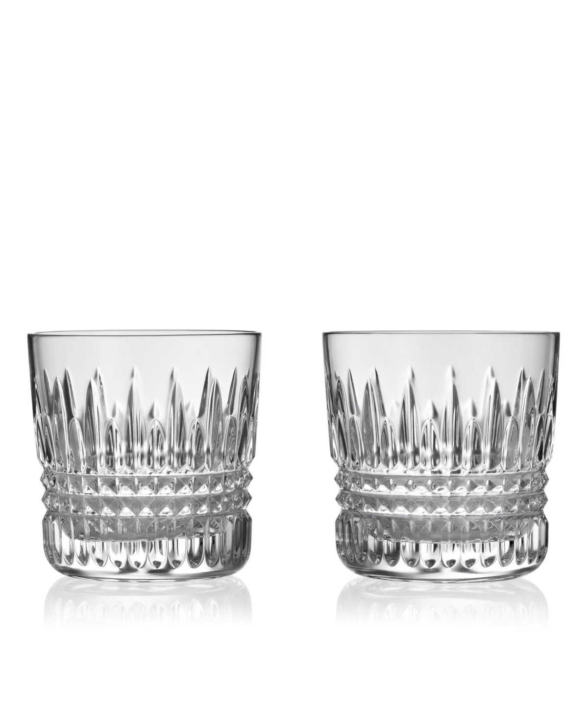 Waterford Lismore Diamond Tumbler 7.5 Oz, Set Of 2 In Clear